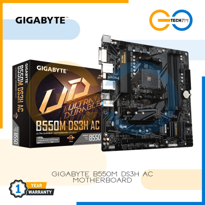 Gigabyte B550m Motherboard Gigabyte B550M DS3H W/ ARGB Port