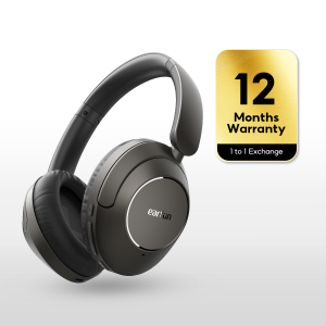 EarFun Wave Pro Wireless Bluetooth Headphones with LDAC Codec High-Res Certified & Hybrid Active Noise Cancellation
