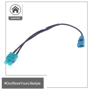 🎄【Special price】HITN 1 2ชิ้นอะแดปเตอร์เสาอากาศวิทยุ rns RCD 510 310 315 210เหมาะสำหรับรถยนต์ขั้วต่อเสาอากาศวิทยุ2ต่อ1