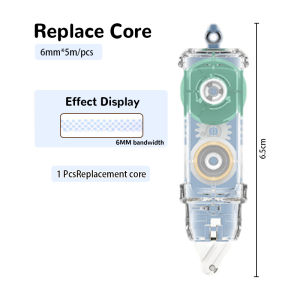 Press Roller Dot Glue Tape Press Adhesive Roller 360 Degree Rotation Tip Pen Press Type Refillable Adhesive DIY Scrapbooking Dots Tape
