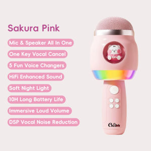 COCOBB Mini Children Wireless Microphone Bluetooth Singing Machine With Mic Karaoke Musical Toy