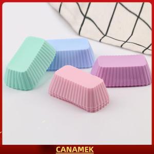 Miễn phí vận chuyển✨ 5 cái khuôn bánh Silicone hình chữ nhật Muffin Cup bánh nướng khuôn nhà bếp bánh ngọt công cụ