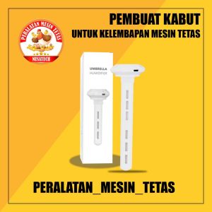 (BISA COD) Taffware Ultrasonic Air Humidifier Portable Celup 300ml - UMBRELLA HUMIDIFIER [Putih]