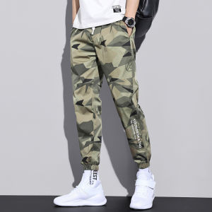 Camouflage Cargo Pants for Men Hip hop Jogger Pants American High Street Black Versatile Version Trendy Casual Pants