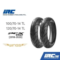 IRC ยาง New PCX (ปี2018-2020) , NEW CLICK160 MOBICITY SCT-001 100/80-14 ,  120/70-14 | Lazada.co.th