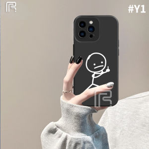 (Lokal Ready) Casing hp Realme C53 C51 C55 C33 C30 C31 C30S C35 Realme10 9i 8i 7i 5i 6i C2 C21Y C11 2021 C20 C25Y C17 C3 C12 C15 Karakter Garis Lucu Imut Soft Tpu Tepi Lurus Couple Case Sarung Couple Softcase