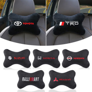 【COD&Ready Stock】Car Headrest Car pillows Car neck pillow Soft Cotton Breathable Car Bone Pillow black Car Support Pillow car seat headrest for Mitsubishi Car Seat pillows Car Seat Neck Pillow Car Interior decoration Car Accessories