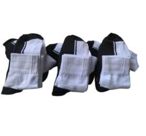 promo kaos kaki pendek tebal/kaos kaki sportt hitam putih/kaos kaki pendek sekolah tebal