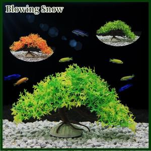 Blowing Bể cá trang trí đồ trang trí mô phỏng cây thông giả cây cảnh quan sáng tạo đồ trang trí thủ công cây nhựa nước cây hoa phụ kiện