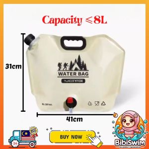 BIBISWIM 20L Foldable Water Bag Portable Drinking Collapsible Water Storage Bag Waterbeg Waterbag