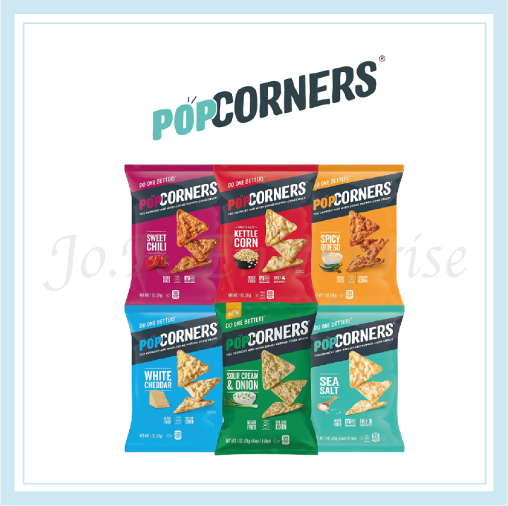 Popcorners PoopPoop Crispy NonFried Corn Chips 142g Lazada