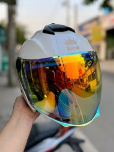 Kính revo đổi màu có thể đi ngày và đêm gắn mũ bảo hiểm Royal m268Royal M668Royal XH01 M289 chính hãng