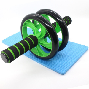 Abdominal Muscle Wheel AB Roller Exercise16 inches Smooth Function Mute Wheel Dual with freebie mat