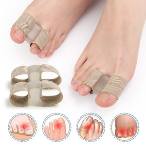 hananre 1Pc Foot Care Tool Silicone Toe Spreader Separator Bunion Hallux Valgus Thumb Finger Correction Straightener