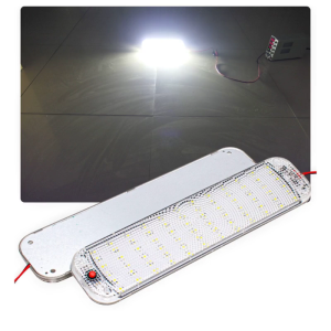 72 LED Panel Light Car Interior Reading Lamp High Brightness Cabin Lights for Truck RV Boats Camper Lights 12V-80V