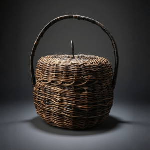 Rustic Nito Basket Small – Handwoven Filipino Craft for Home & Kitchen