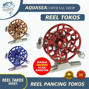 AQUASEA Reel Pancing Tokos Katrol Kerekan Pancing Fishing Material Full Metal Reel Tokos DF55