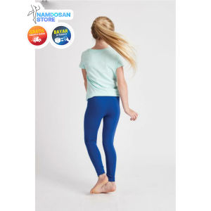 Celana Legging Anak Perempuan Polos Bahan Spandek Jersey Usia 4 - 11 Thn - Soft Spandex, Elastis, dan Tidak Transparan - Lingkar Pinggang 54-76 cm (QC)
