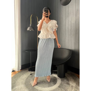 Rok Span Wavy / Rok Span Plisket Lidi Wavy / Rok Bodycon Premium/SEPAN SPAN MURAH POLOS MUSLIM HIJAB