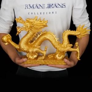 xpkQ Creative Dragon Resin Crafts Desktop Ornaments Home Decoration for Living Room Study Auspicious Shop Opening Ornaments 4Y1Z7