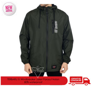 Dfs Jacket Outdoor Waterproof Pria - Hijau Army