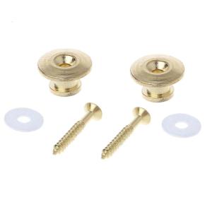 1 Pair Mushroom for Head Electric Guitar Strap Buttons Locks with Mounting Screw