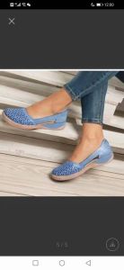 [Free Shipping] 2025 Summer Round-Toe Wedge Heel Large Size Hollow Out Womens Soft Sole Sandals Large Size Womens Sandals