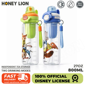 800ml Disney Kids Water Bottle BPA Free Cartoon Cup Leakproof Portable School Bottle Back to School Gift- HoneyLion