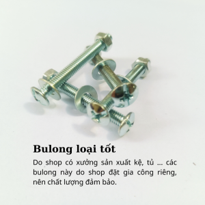 [Kèm tán + Long đền] Bulong gỗ đầu dù M6 x 50mm đường kính 6 ly dài 5cm kèm tán 10 ly và long đền. Do shop có xưởng gỗ ... các bulong này shop đặt gia công riêng nên chất lượng đảm bảo.