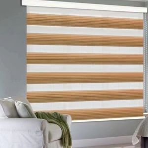 Duo Roller Blinds 100x180cm Window Curtain Light Filtering Shade for Home Kitchen