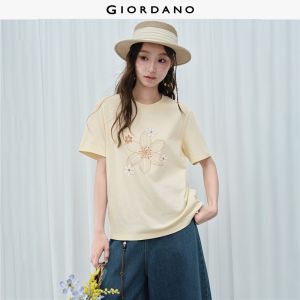 Giordano Women Women Pure Cotton T-Shirt Free Shipping 18326711