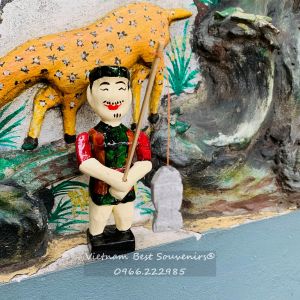 Rối gỗ giật dây cử động tay - Rối nước mini