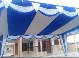 Plafon Datar atau Plafon Tenda Model Datar (Ukuran Tenda 3x8)