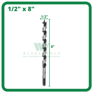Merwin 1/4" - 7/8" Auger Bit for wood use for SDS Plus Rotary Hammer wood drill bit mata drill kayu