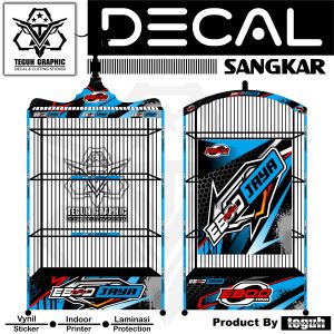Stiker Sangkar Kotak Ebod Jaya Toska Decal Sangkar Kotak Ebod
