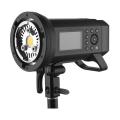 Godox AD400 Pro AD400Pro 400ws GN72 TTL Battery-Powered Monolight, 1/8000 HSS Outdoor Flash Strobe Light, Built-in Godox 2.4G System, 390 Full Power Pops, 0.01-1s Recycle Time, 30w LED Modeling Lamp. 