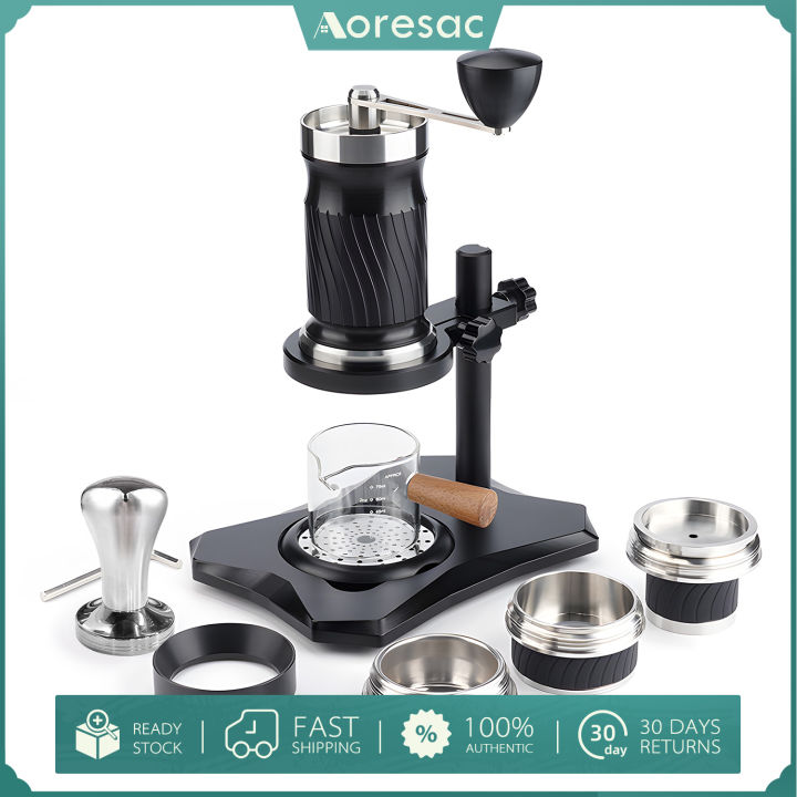 Máy pha cà phê Espresso xách tay 9-12bar biến áp lực bằng tay vận hành ...