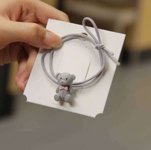 Gratis Ongkir -Karet Rambut Motif Bear / Kuncir Rambut Wanita / Cute Hairband / Ikat Rambut Beruang