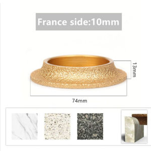mata gerinda france tepi bulat marmer poles 10mm pinggul bevel granit