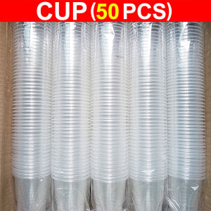 50 Pcs Clear Plastic Disposable Cups Household Party Wedding Birthday Disposable Cup 150ml