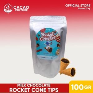 Milk Chocolate Rocket Cones 100g - CACAO CULTURE - Rich & Creamy Fun Snack