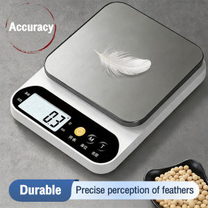 5kg/1g Stainless Steel Kitchen Household Baking Scale Electronic Scale Digital Food Coffee Weighing Battery Powered