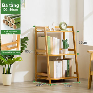 BOHO Giá để đồ hình thang cho văn phòng Kệ lưu trữ bàn học Kệ sách nhiều tầng để trên bàn