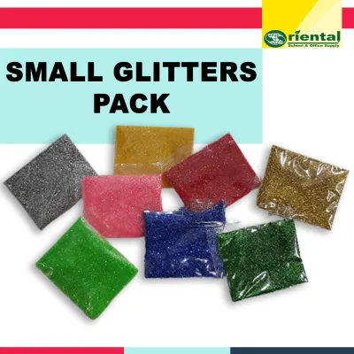 Bright Neon Colors Glittered Powders in Mini Pack - Arts & Crafts Scrapbook and DIY Slime Making - 5 grams Extra Fine Dust Powdered Glitters - Glitters in Different Colours