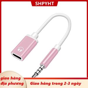 [COD] SHPYHT Giao hàng địa phương 3.5mm công cộng để Loại C nữ tai nghe đầu phẳng để đầu tròn Cáp chuyển đổi cho kết nối tương tự để chuyển đổi điện thoại di động