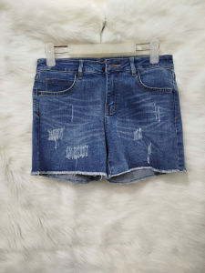 Quần short jeans rách gấu cá tính năng động