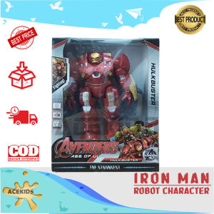 Mainan Anak Robot Berjalan Marvel Avenger Hulk LED dan Musik - 1666/1888