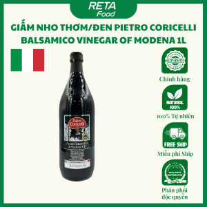 Giấm nho thơm/đen Pietro Coricelli Balsamico Vinegar of Modena 1L