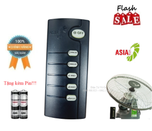 Remote Điều khiển quạt Asia- Hàng mới chính hãng công ty 100% tặng kèm Pin