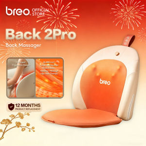 🔥Breo Waist Massage Back2 Pro Multifunctional Car Massage Pillow With Automatic Heat Compression And Vibration Massager
